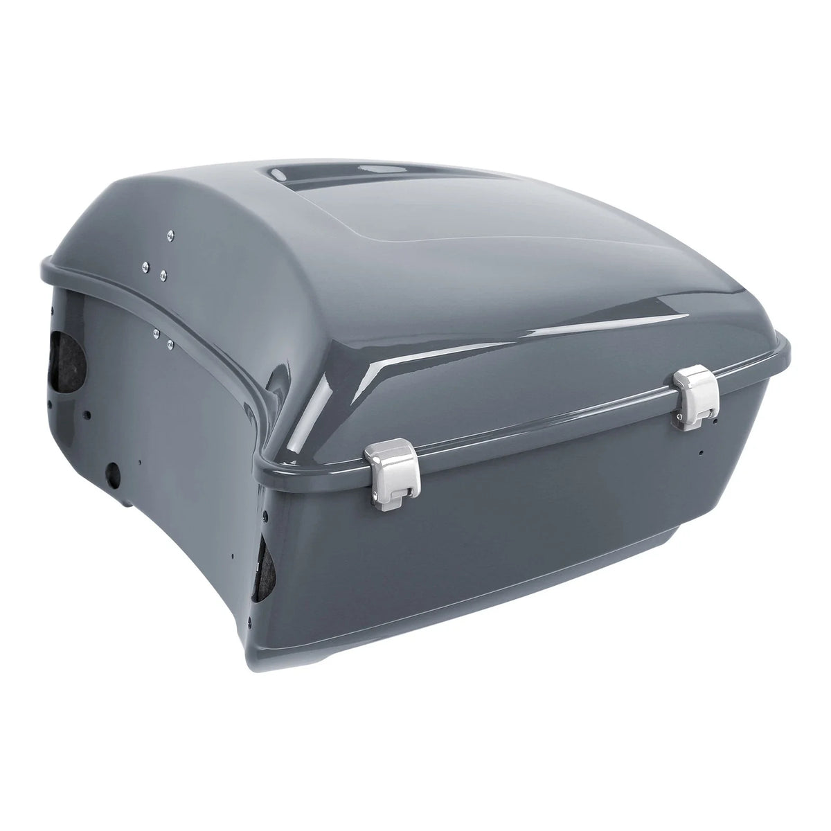 Trunk Pad Plate Mount Rack for Harley Road Glide (2014–2026) Gunship Gray