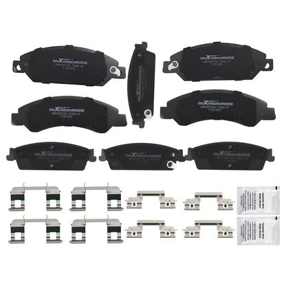8pcs Ceramic Brake Pads Set for Cadillac Escalade/GMC Sierra 1500 (2007–2020)
