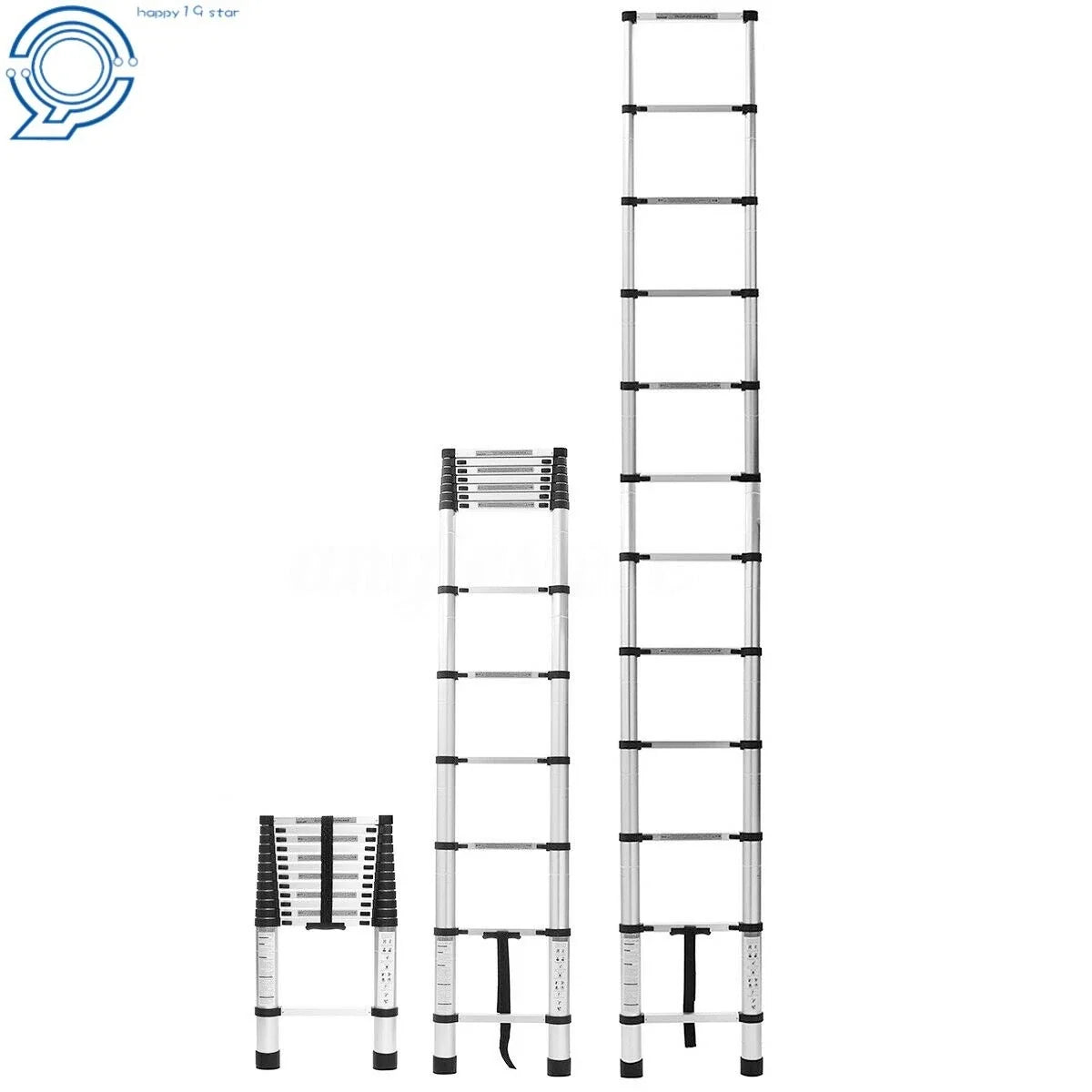 Telescopic Ladder for Portable Use (10.5 Feet, 330 Lbs Capacity)