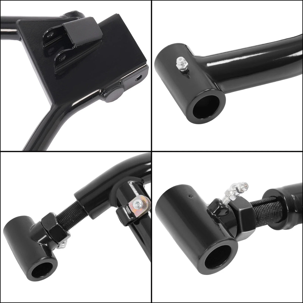 Set of 4 Black Screw-On Control A Arms for Polaris Ranger XP 800/900 (2010–2014)