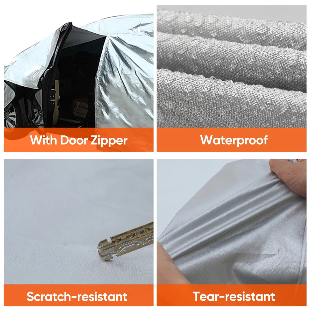 Full SUV Car Cover Waterproof Outdoor UV Protection (L)