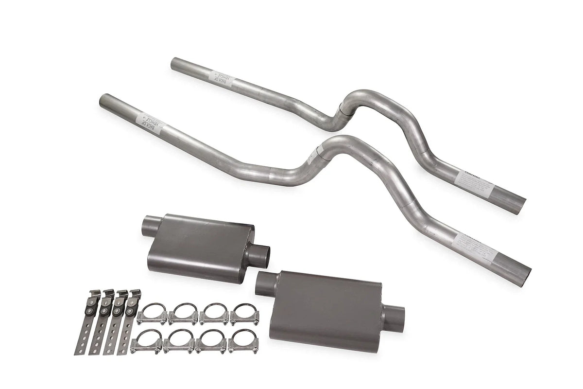 Dual Exhaust Kit 2.5" 2 Chamber for GM C/K 10 Half Ton (1973–1980)