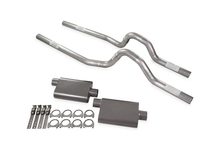 Dual Exhaust Kit 2.5" 2 Chamber for GM C/K 10 Half Ton (1973–1980)