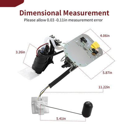 Fuel Pump Module Assembly for Softail Springer Classic FLSTSC (2006–2007) 75132-06, 75053-01B, 75141-06, 75276-06A, 62897-01B