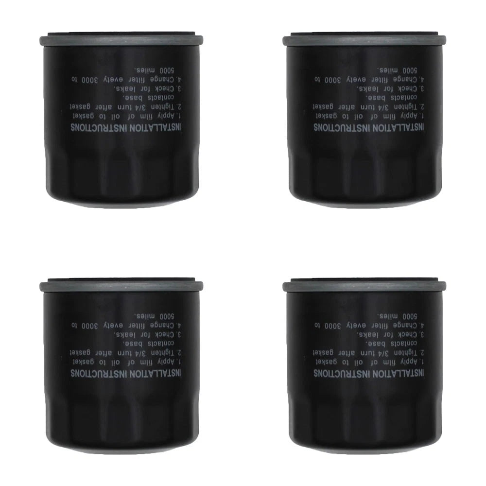 Set of 4 Oil Filters for Generac (070185, 070185D, 070185GS, 70185, 70185GS)