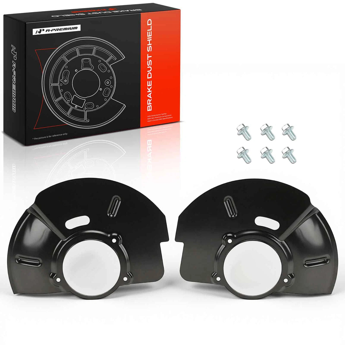 2X Brake Dust Shield for Hyundai Tucson (2009–2013) 517552S000, 51755-2S000, 51756-2S000