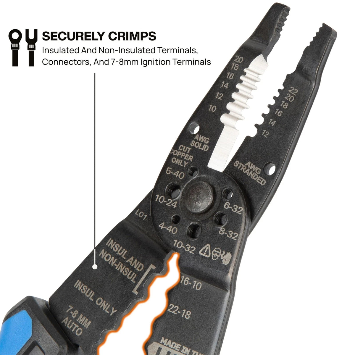 Long Nose Multi-Purpose Wire Grips for Klein Tools