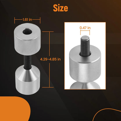 Set of 2 Flange Pins for Various Applications (1/2'' to 1-1/2'' Diameter)