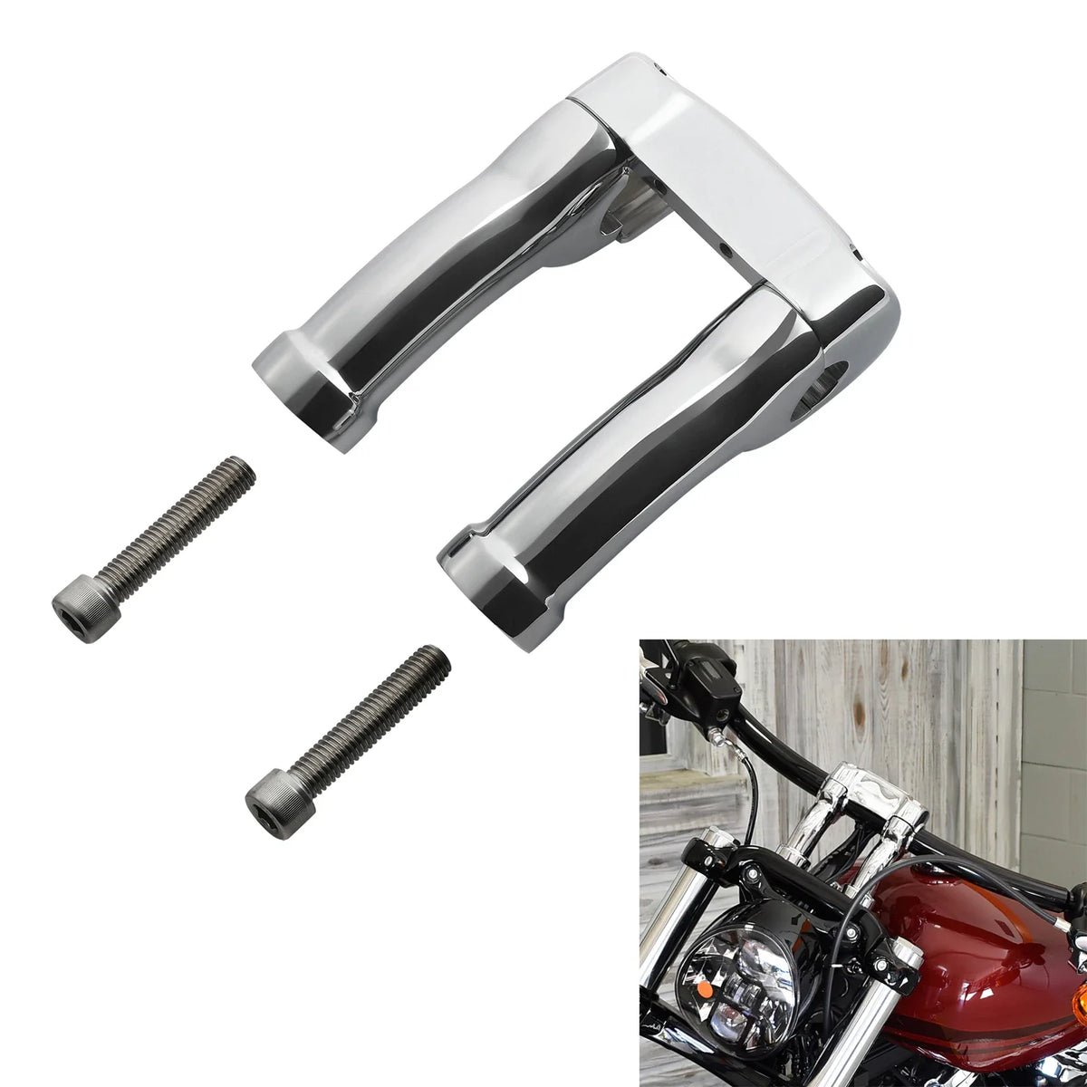 4" Handlebar Riser for Harley Softail Breakout, Street Bob (2021–2024)