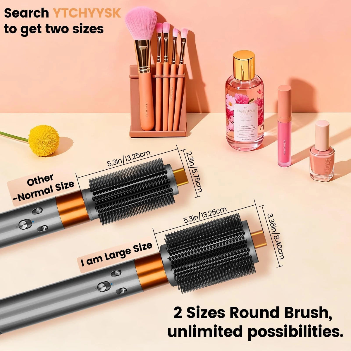 Upgraded Large Round Volumizing Brush Attachment for 3.3in (2019–2023)