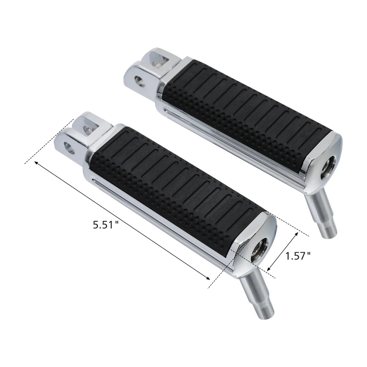 Front Rider Driver Footpegs for Harley Softail Fat Bob Low Rider (2018-2025)
