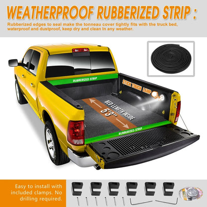 Vinyl Soft Top Roll-up Tonneau Cover for Colorado/Canyon (2004–2012)