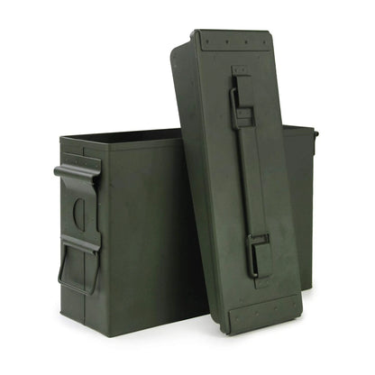 Metal Ammo Can .30 Cal for Lockable Bullet Storage (Olive Green)