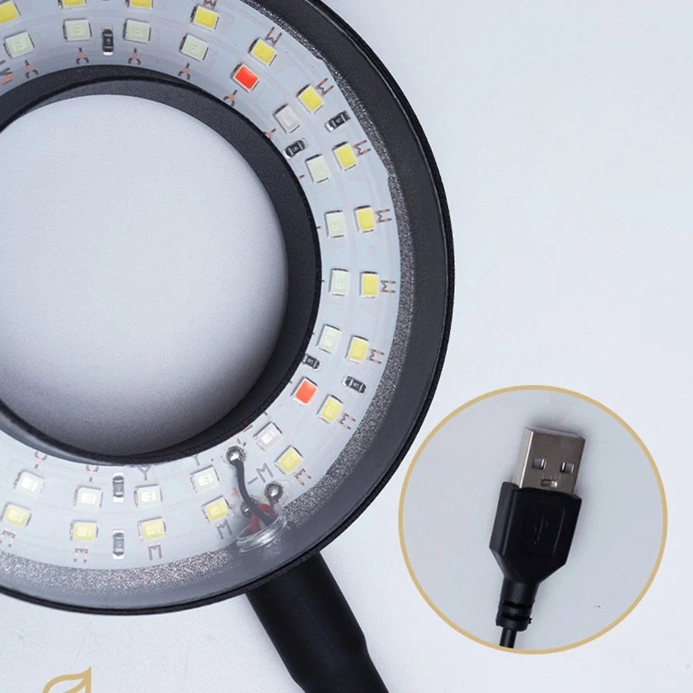 USB Aquarium Light 8W with 10 Brightness Levels for Fish Viewing