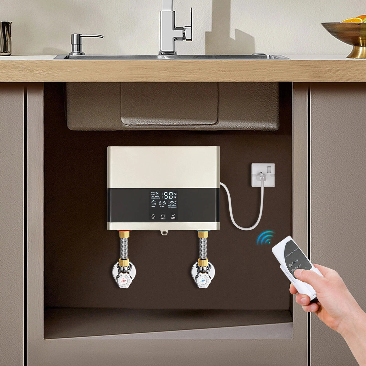 Instant Tankless Water Heater 4000W for Mini