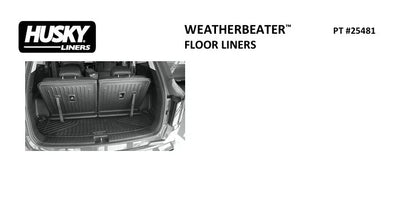 Husky Liner WeatherBeater Rear Cargo Liner for Mazda CX-90 (2024–2026) 25481