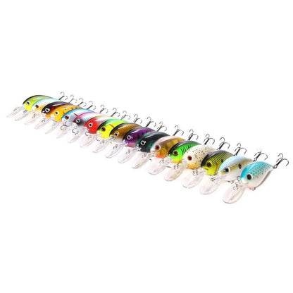 14g Multicolor Fat Lure 12cm for Bass Fishing
