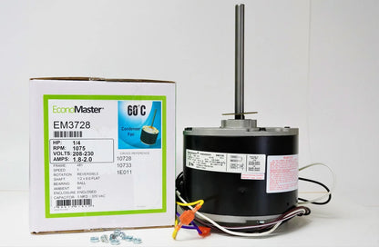 A/C Condenser Fan Motor for Fasco D7909 (1/6 HP, 1075 RPM)