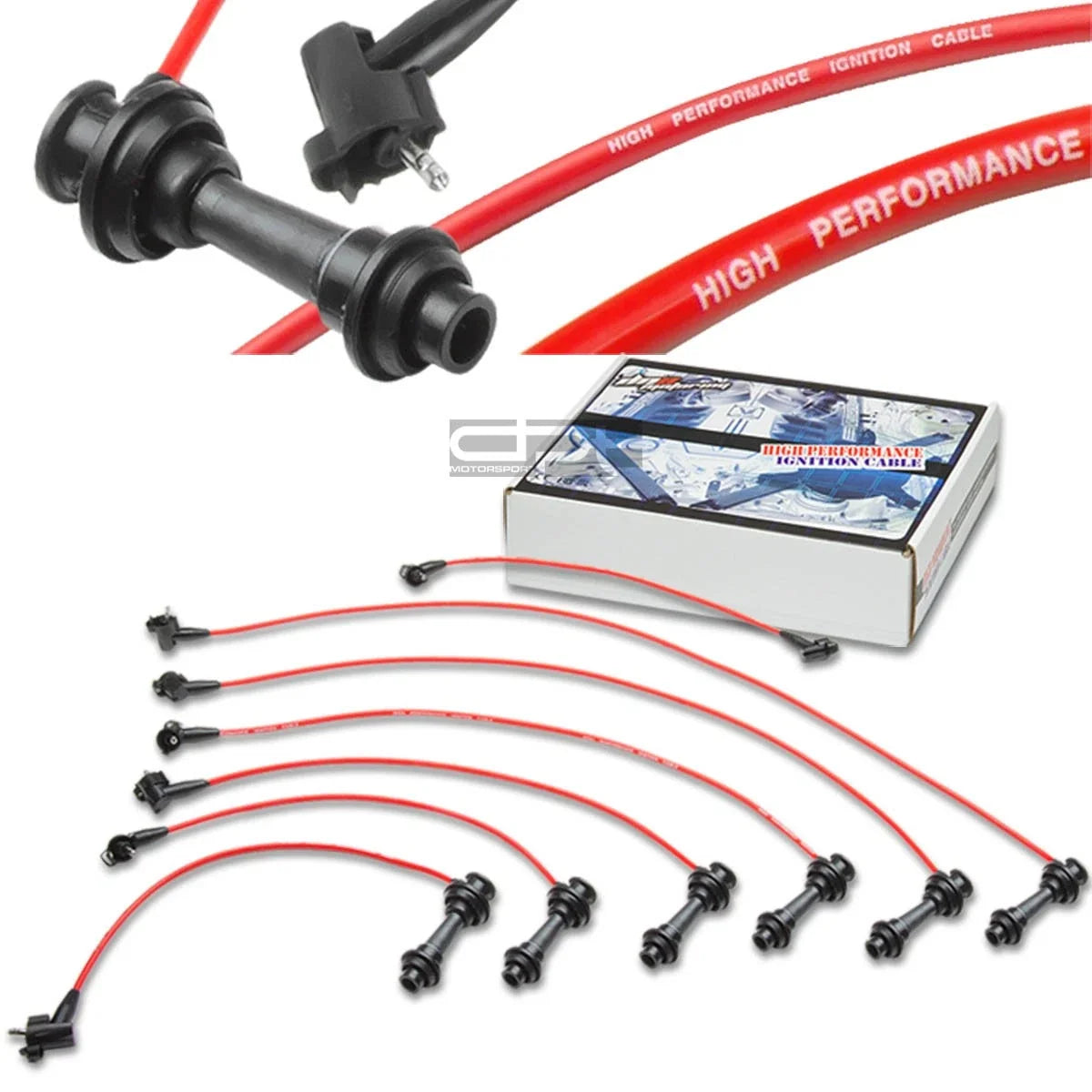 Silicon Spiral Core Spark Plug Ignition Wire for Toyota Supra MK4 Turbo (1993–1998)