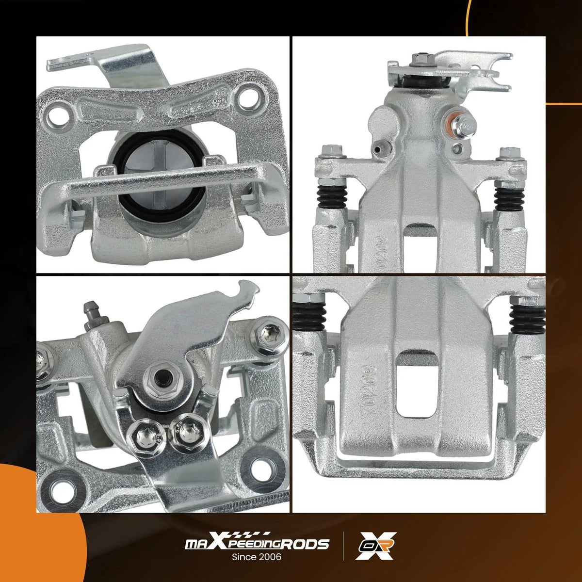 Set of 2 Rear Brake Calipers for Honda Accord (2013–2017)
