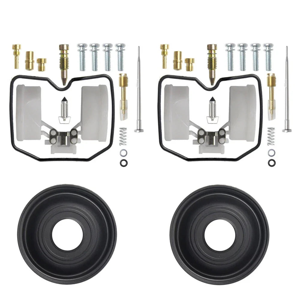 2X Carburetor Repair Kit Float Diaphragm for Kawasaki Vulcan 500 (1991–1995)