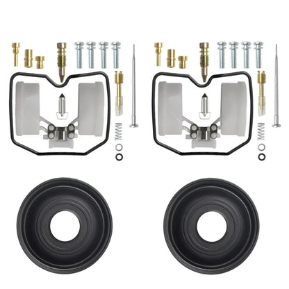 2X Carburetor Repair Kit Float Diaphragm for Kawasaki Vulcan 500 (1991–1995)
