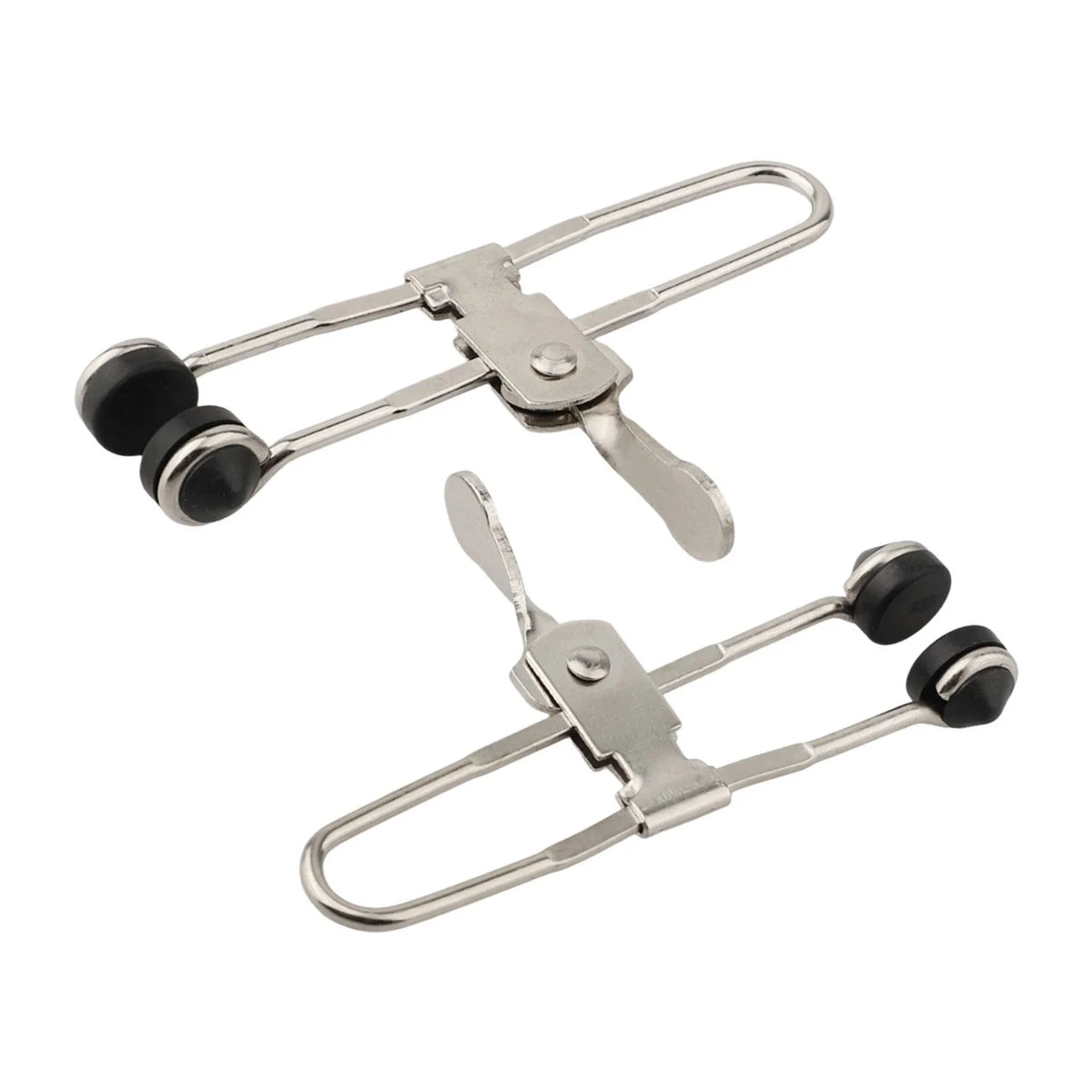 Set of 2 Rubber Head Lever Action Grid Clamps for Drop Ceiling