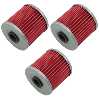 3 Pack Oil Filter for Kawasaki Bayou 250 KLF250 (2003–2011) FL114A1027, 16099004