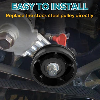 Billet Aluminum Belt Tensioner Pulley for Ford Mustang 5.0 GT Cobra (1986–1993)