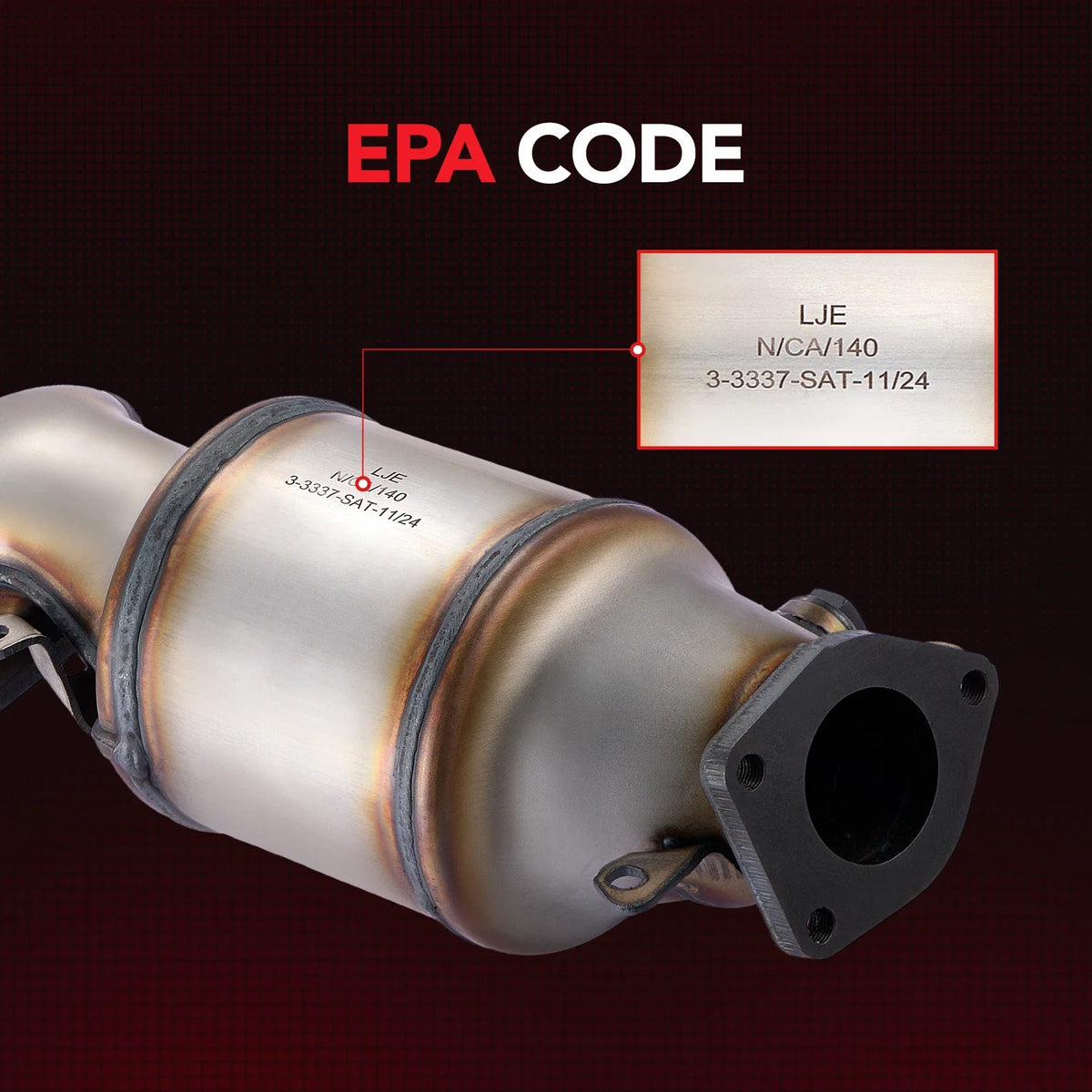 2X Catalytic Converter Kit for Acura RL (2005–2008) 3.5L