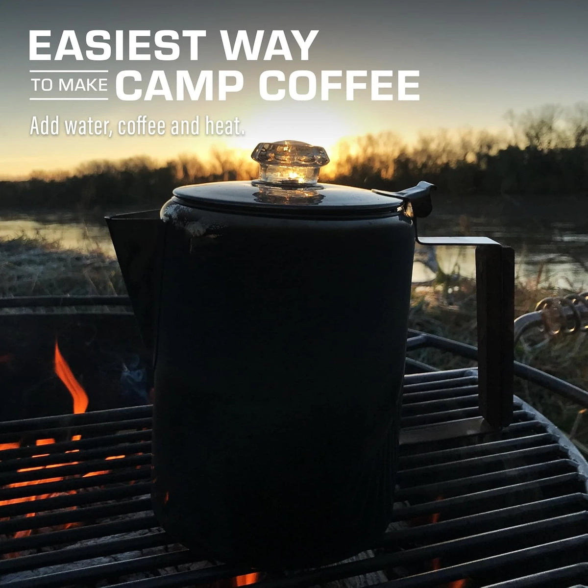 12 Cup Stainless Steel Coffee Pot for COLETTI Bozeman
