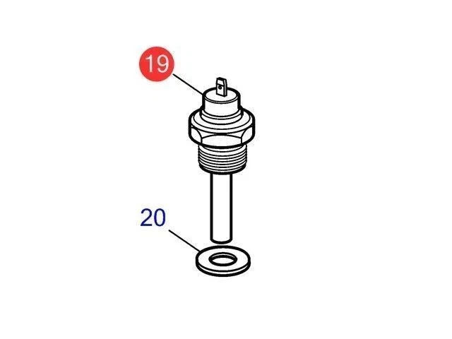 Temperature Sensor for Volvo Penta 30 31 32 40 41 42 MD2010 D1 D2 (Replaces 827151)