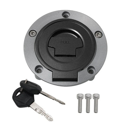 Fuel Gas Tank Cap Cover Keys for Yamaha FZ-10, XTZ1200, XJR1300, XVS1300A (2016–2023)