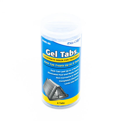 6X Nu-Calgon Gel Tabs Condensate Drain Pan Treatment up to 5 Tons