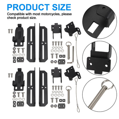 Cargo Case Roof Mount Kit for Pelican Gen2 BX140R BX55S BX85S (RFMT002BLK, RFMT2)