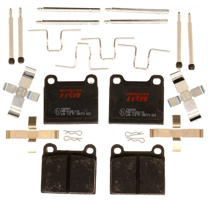 Set of 4 TRW Brake Pad Sets for Volvo C70 (1998–2004) SET-TRWTRH0840A-A