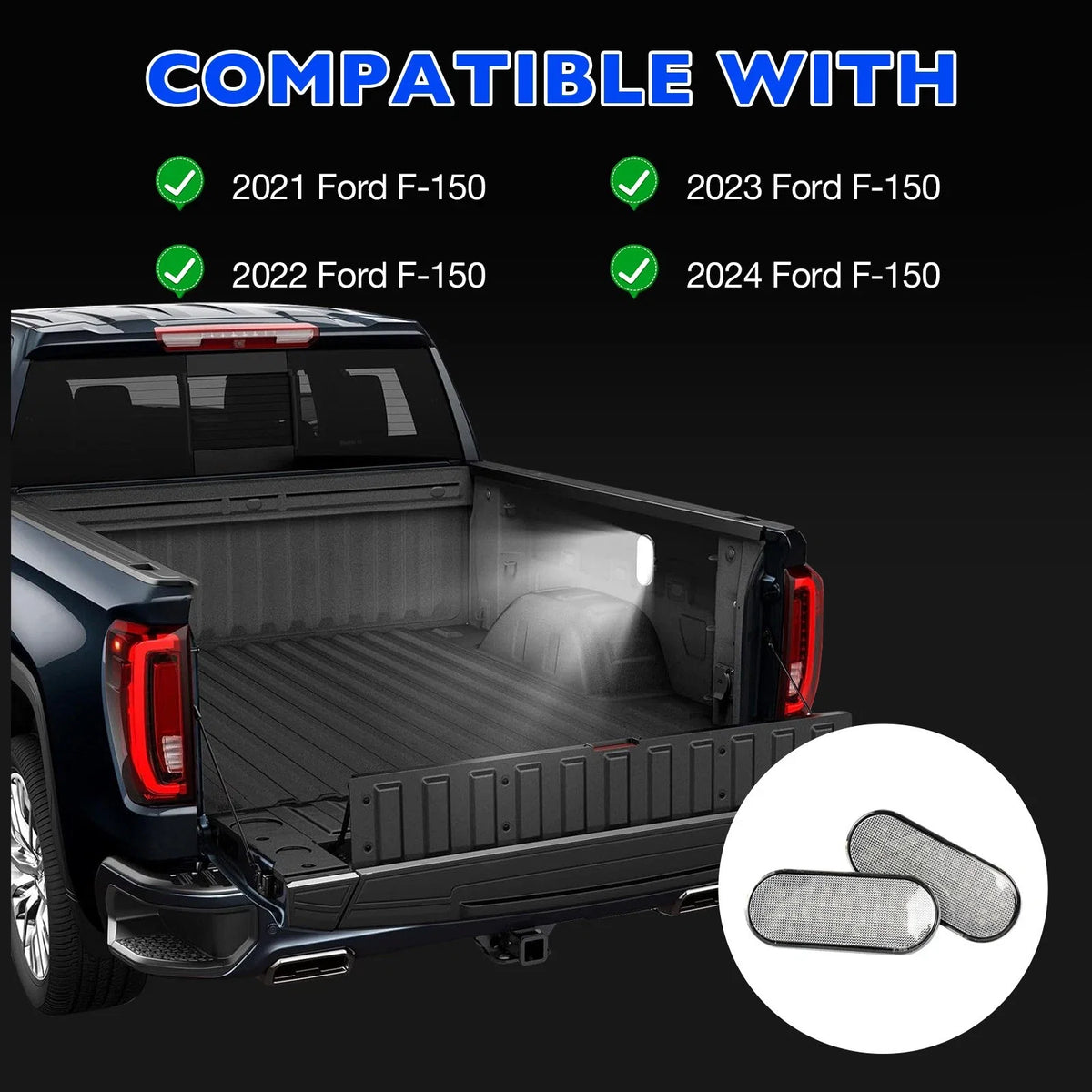 LED Truck Bed Light Kit for Ford F-150 (2021–2025)