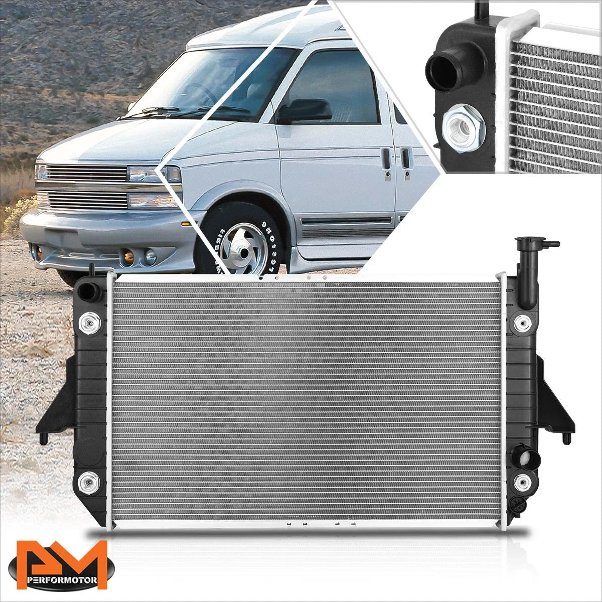 Aluminum Core Cooling Radiator for Chevy Astro/GMC Safari (1995) DPI-1688