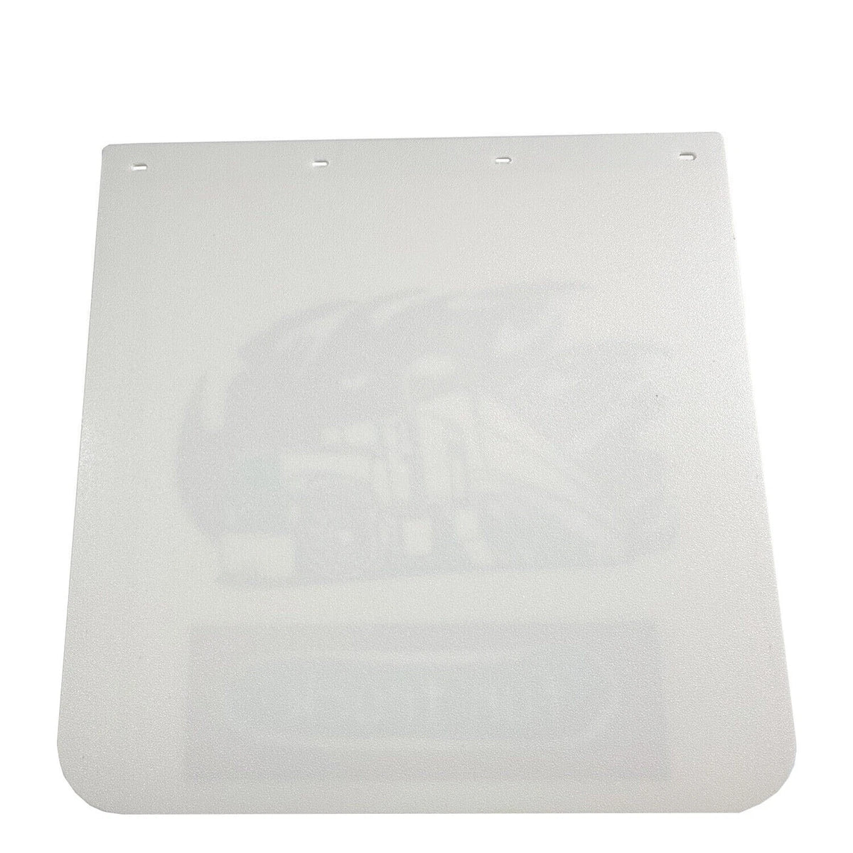 24" x 30" Mud Flaps for Semi Truck (902065) - White Straight Fun Pattern