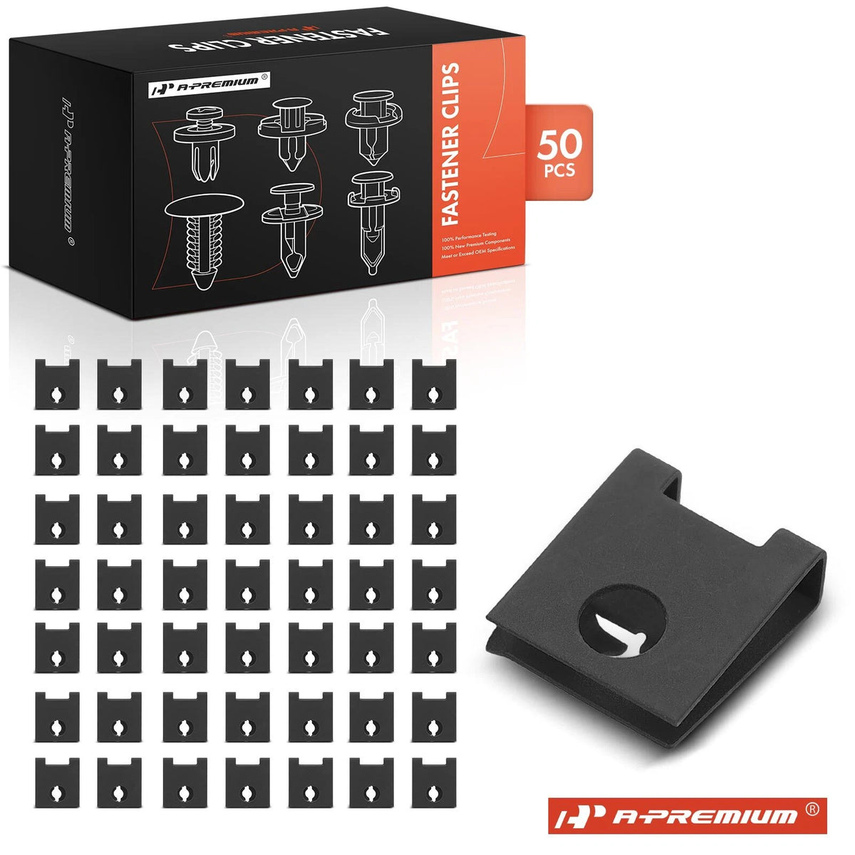 50Pcs M4.2-1.41 Panel Fasteners for Ford (14814)