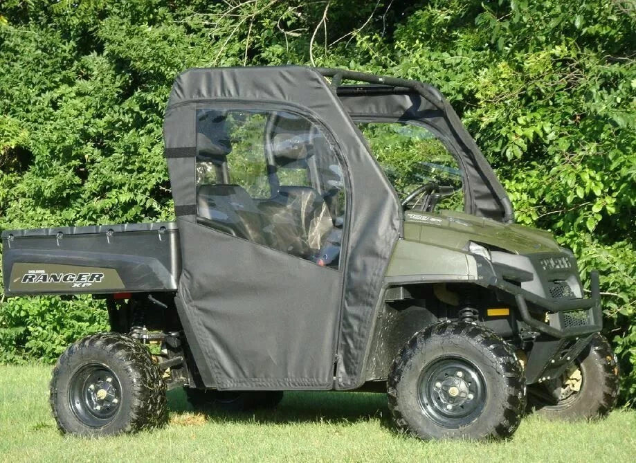 Black Soft Doors for Polaris Ranger 500 & 700 (2002–2008)