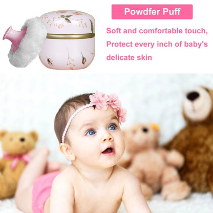 Body Powder Puff and Container for Women (2023)