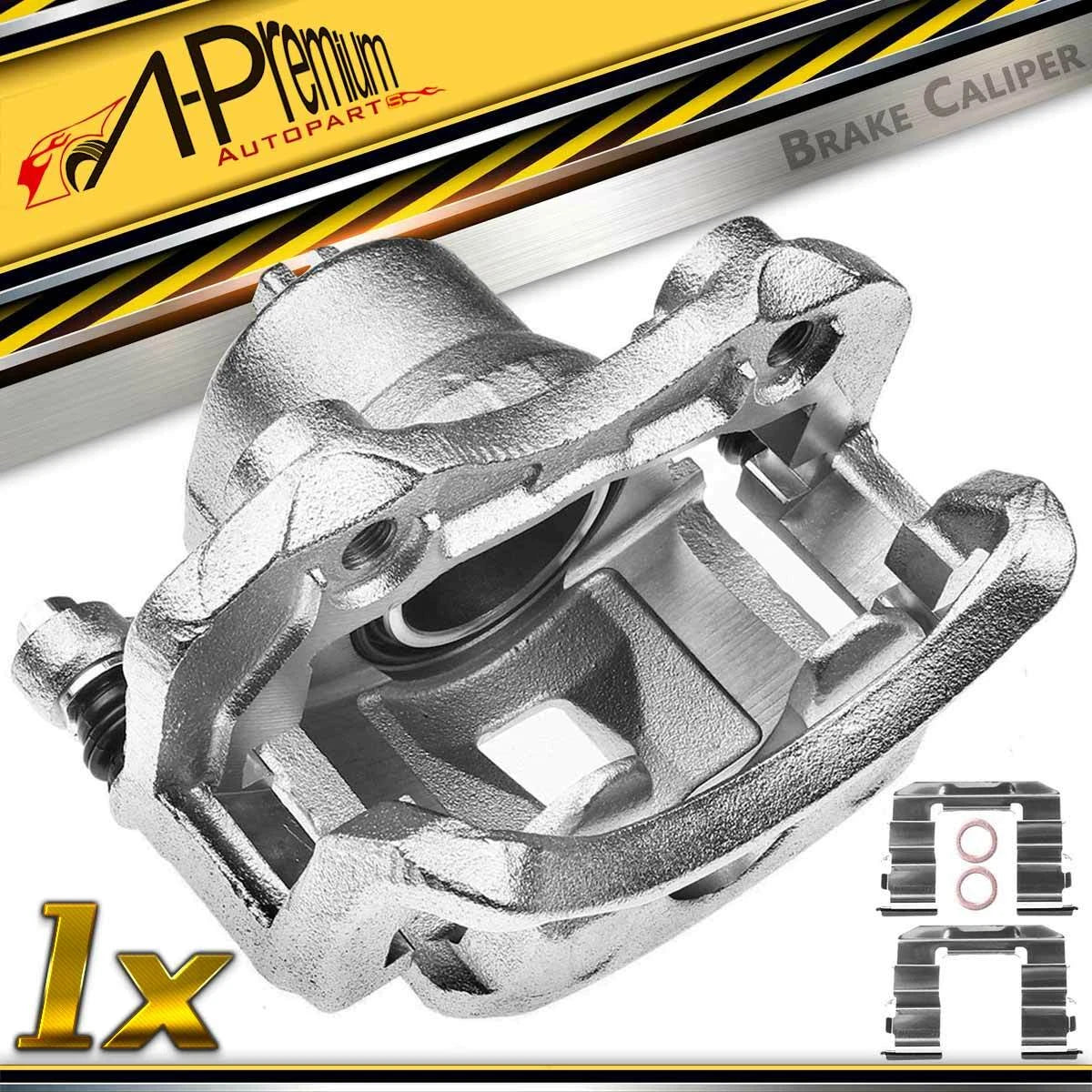 Front Driver Side Brake Caliper with Bracket for Nissan Sentra (2000–2006) 410114Z300, 410115M001, 19-B2618