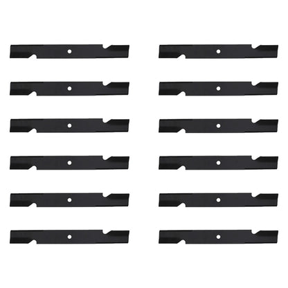 12 Notched Air-Lift Blades for Bad Boy Outlaw Ex