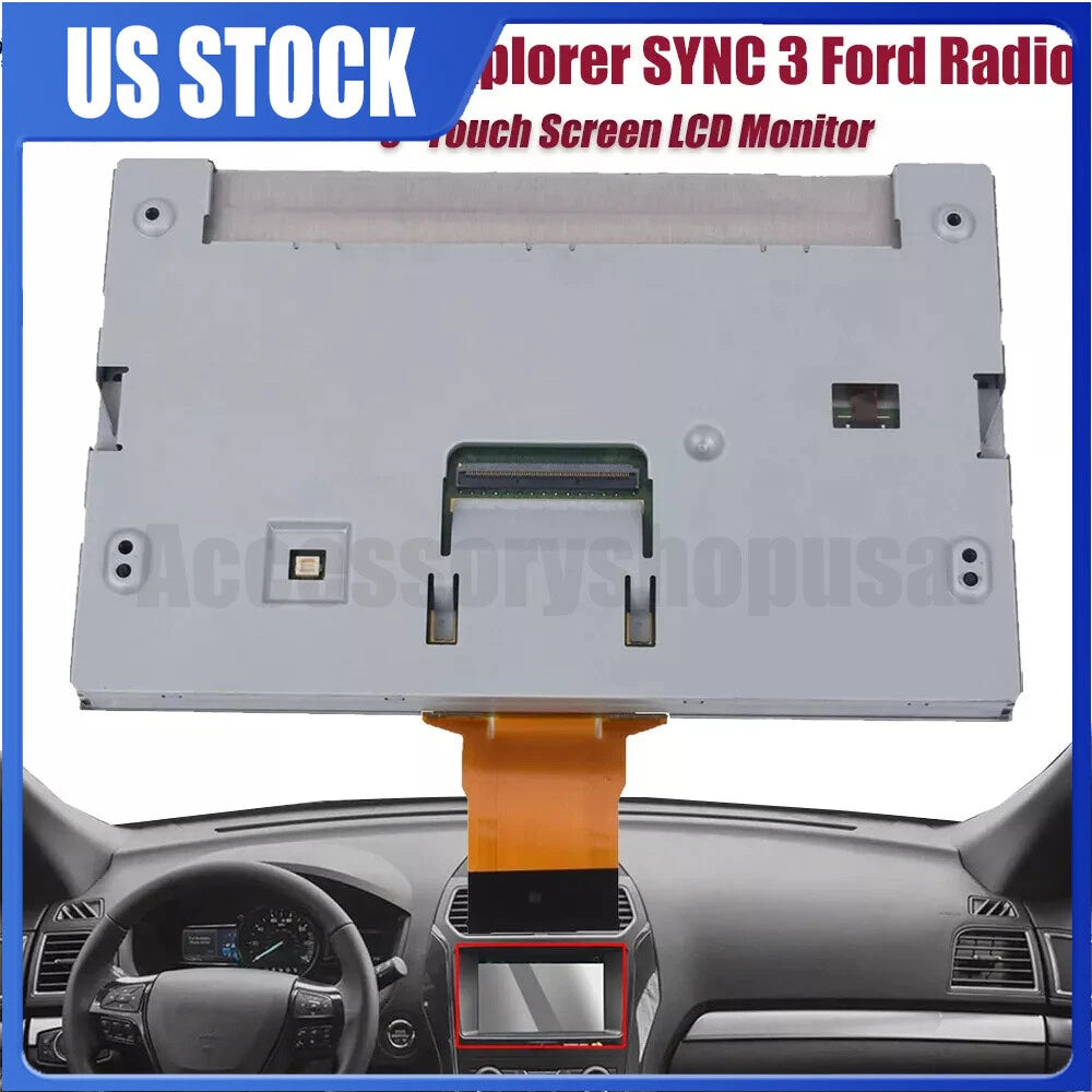 8" Touch Screen LCD Monitor for Ford F-250 Super Duty (2013–2018) LQ080Y5DZ05