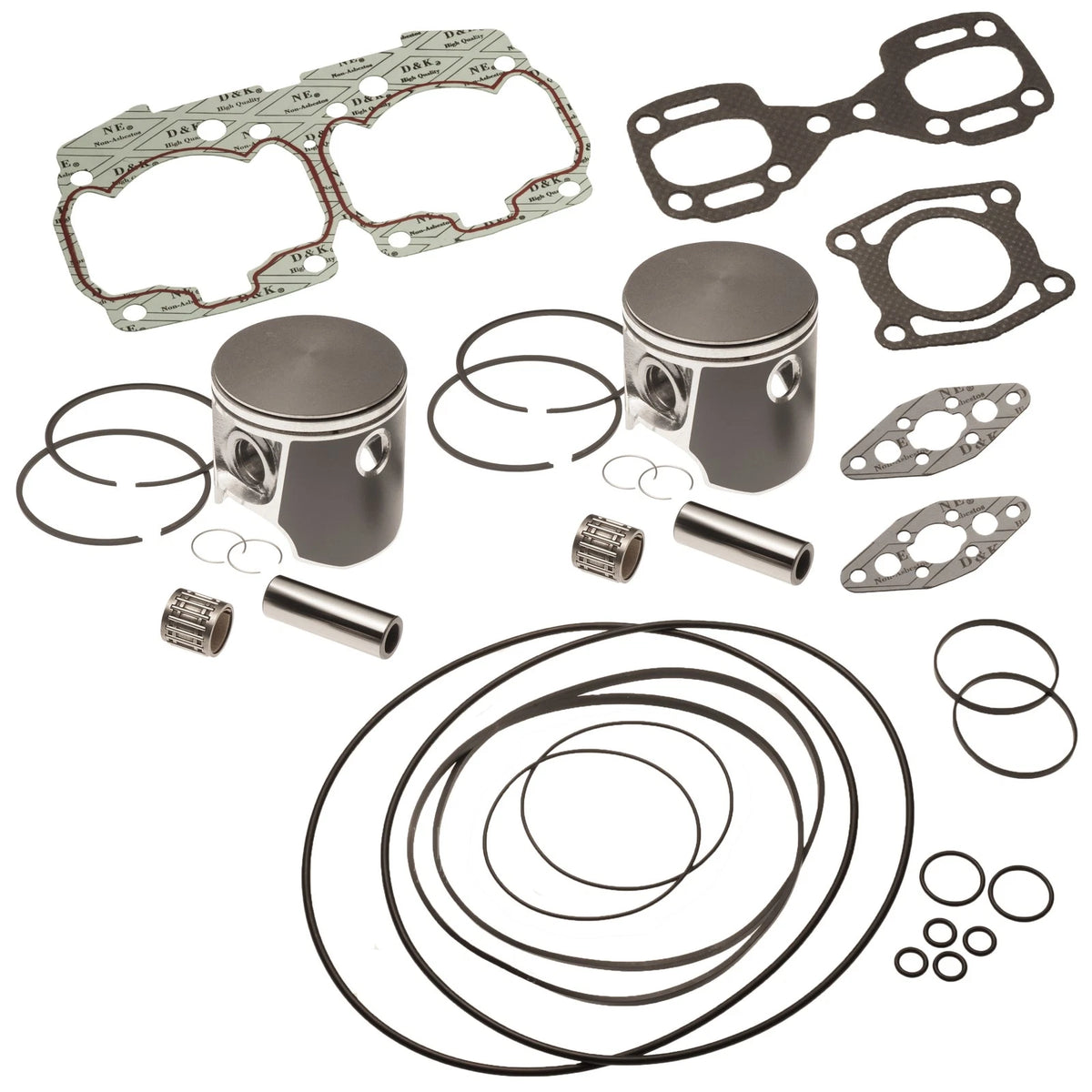 Top End Rebuild Piston Gasket Kit for SeaDoo GTX GSX GTI 787 800 RFI STD 1.00MM