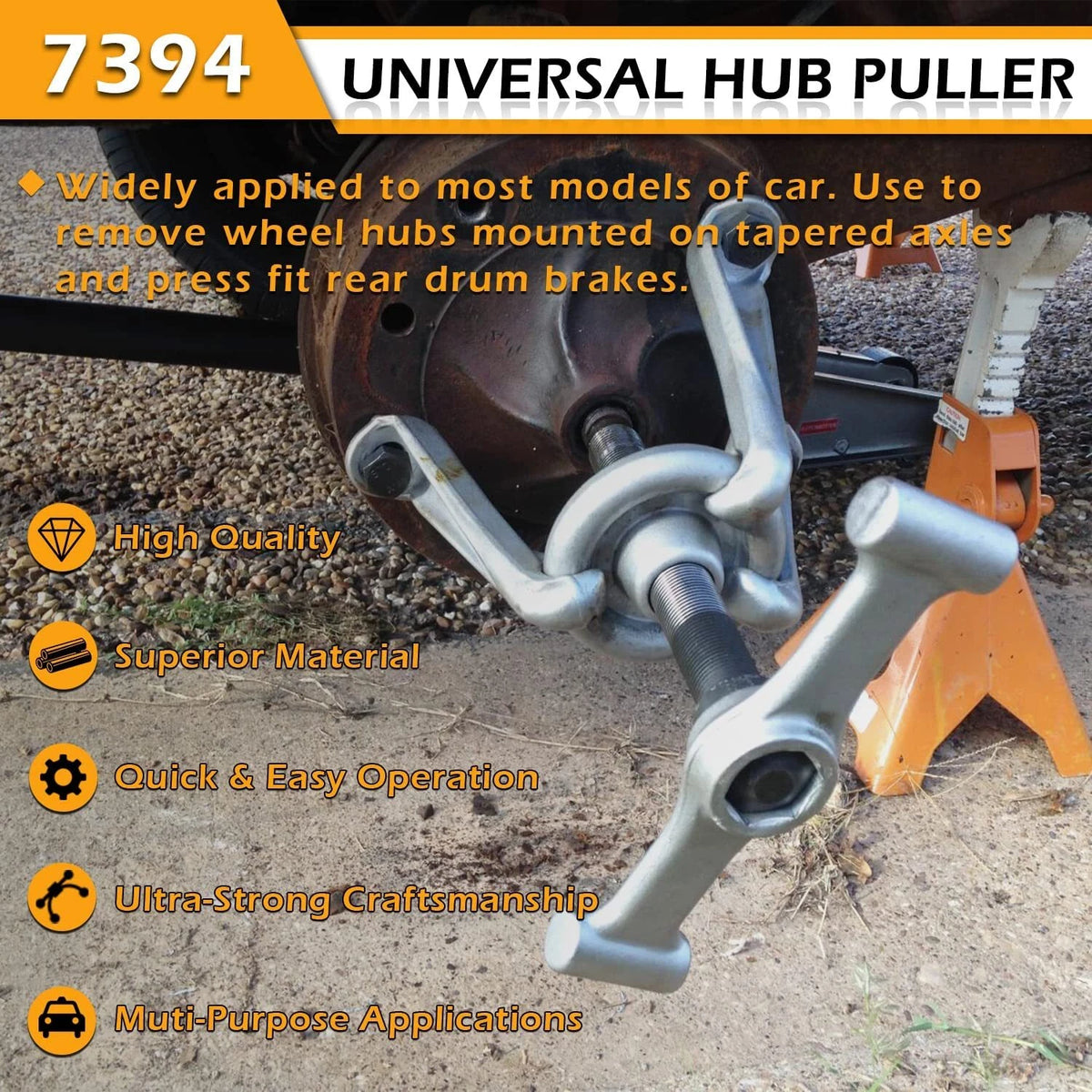 Universal Hub Puller Tool for OTC 7394 (Fits 98auto2R157)