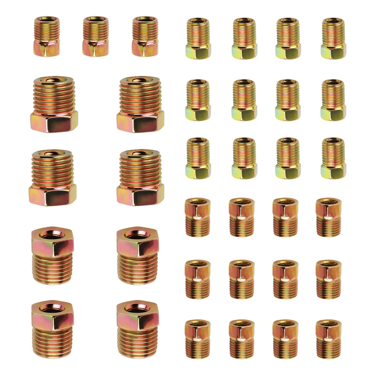 35PCS Brake Line Fitting Kit for Universal Applications (0.640.640.56 inch)