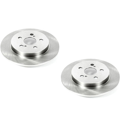 Set of 2 Powerstop Brake Discs Rear for Toyota Prius Prime (2010–2022)