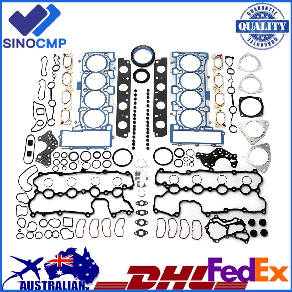 Engine Overhaul Gasket Seals Kit for Audi S5 A6 A8 Q7 VW Touareg 4.2L